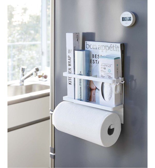 journal standard Furniture「《WEB限定》【tower/タワー】マグネットキッチンペーパー&ラップホルダー」|食器・キッチングッズ|