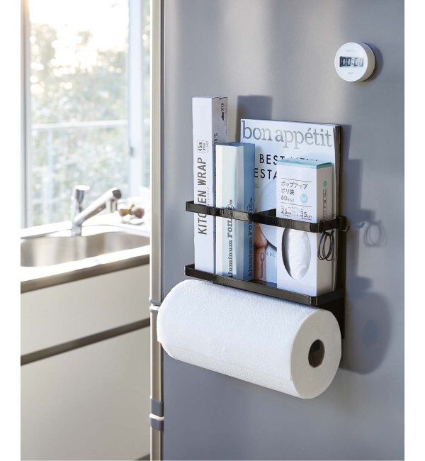 journal standard Furniture「《WEB限定》【tower/タワー】マグネットキッチンペーパー&ラップホルダー」|食器・キッチングッズ|