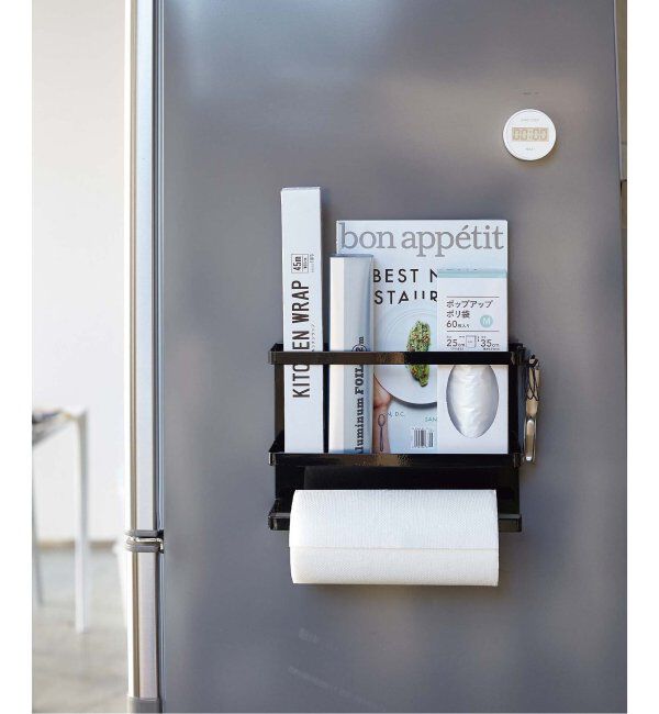 journal standard Furniture「《WEB限定》【tower/タワー】マグネットキッチンペーパー&ラップホルダー」|食器・キッチングッズ|