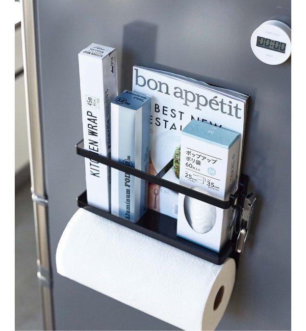 journal standard Furniture「《WEB限定》【tower/タワー】マグネットキッチンペーパー&ラップホルダー」|食器・キッチングッズ|