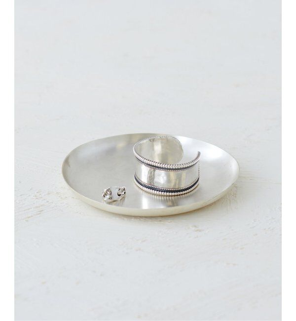 ACME「【fog linen work/フォグリネンワーク】SILVER PLATE ROUND M シルバートレイ」|香水・フレグランス|