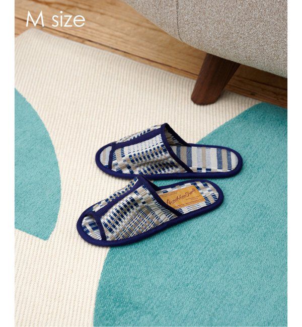 ACME「SLIPPER OVERSHOT Mサイズ　スリッパ」|ルームシューズ|ネイビー