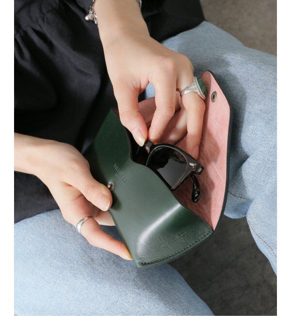 EYETHINK「【DIFFUSER/ディフューザー】SG1076D  DarkGreenPink glasses case」|その他|