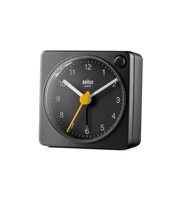 HIROB「BRAUN ALARM CLOCK BLACK BC02XB」|クロック・置時計|