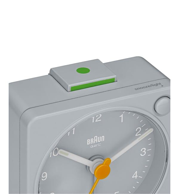 HIROB「BRAUN ALARM CLOCK GRAY BC02XG」|クロック・置時計|