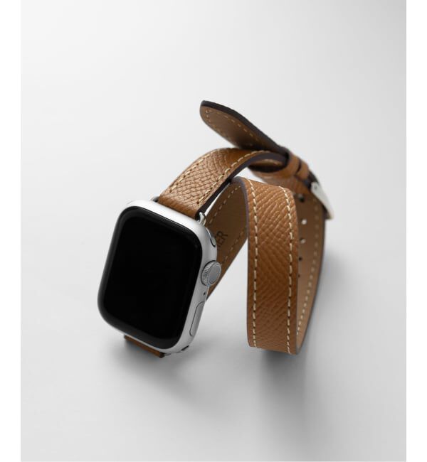 HIROB「Apple watch band / Double loop 40 41 42mm」|その他|キャメル