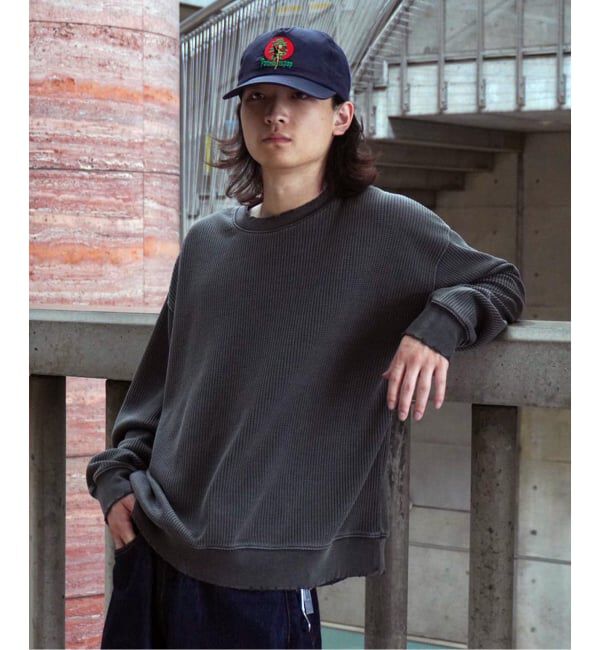 JOINT WORKS「SCREEN STARS 別注 グラインダーワッフル L/S / Screen Stars EX Grinded Waffle L/S」|Tシャツ・カットソー|ブラック