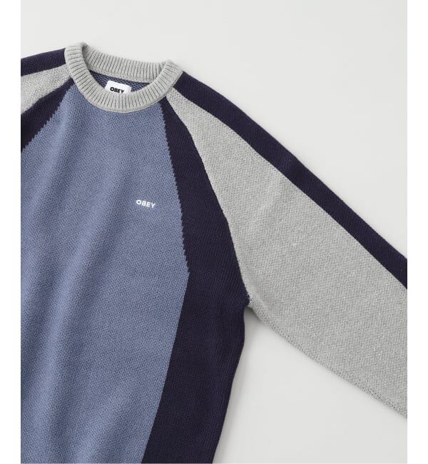 JOINT WORKS「OBEY / オベイ RAGLAN CREW NECK SWEATER」|ニット・セーター|