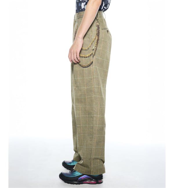 JOINT WORKS「TOLQ / トルク Printed One Tuck Trousers」|スラックス|