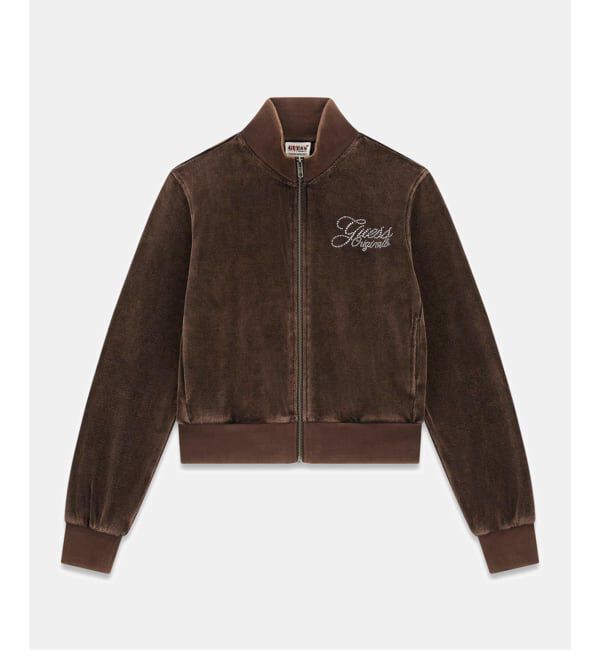 JOINT WORKS「GUESS Originals/ゲス オリジナルス GO  RHINESTONE HOODIE」|その他|ブラウン