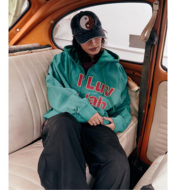 JOINT WORKS「WOKE EDGE / ウォークエッジ I Luv I Jah Zip Hoodie」|パーカー|