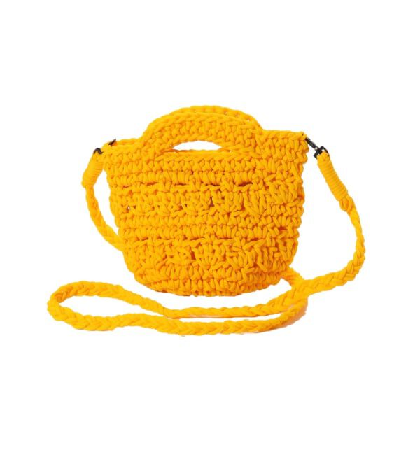 JOINT WORKS「SUBLiMEROW / サブライムロー HAND ROPE POUCH」|ショルダー・メッセンジャー|イエロー