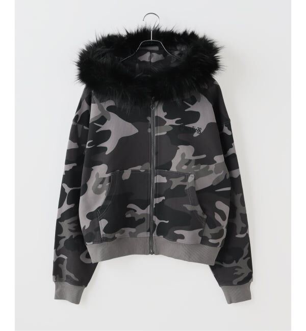 JOINT WORKS「SUPPLIER / サプライヤー Camouflage Faux Cross Zip Hoodi」|パーカー|