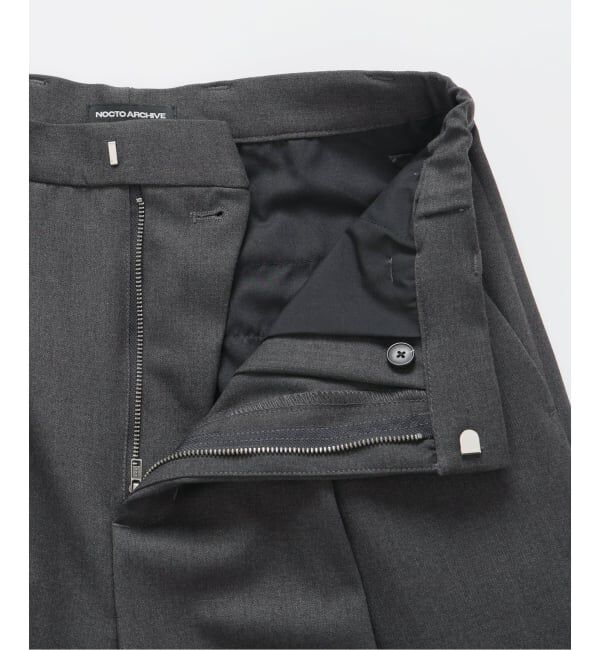 JOINT WORKS「NOCTO ARCHIVE/ノクト アーカイブ TR One-tuck Wide Slacks」|スラックス|