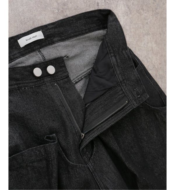 JOINT WORKS「Knuth Marf/クヌースマーフ cling drape denim pants」|デニム|