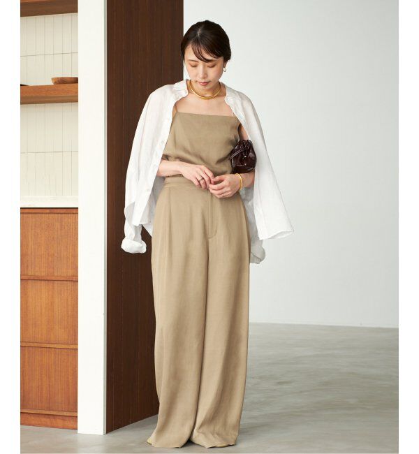 Plage「《追加》fibril linen 混 キャミソール」|キャミソール|