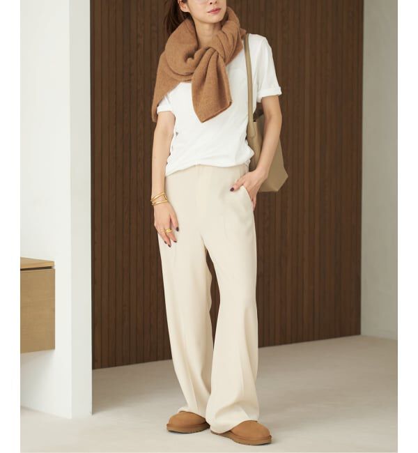 Plage「《追加》washable straight パンツ 3」|スラックス|