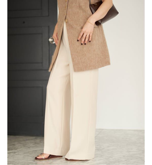 Plage「《追加》washable straight パンツ 3」|スラックス|