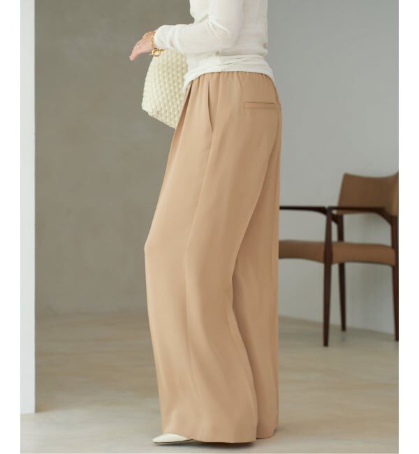 Plage「les Tendre easy care スラックス」|スラックス|