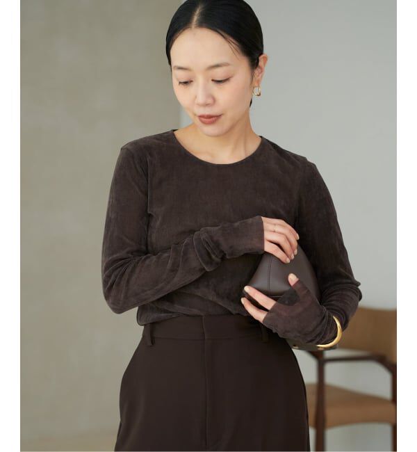 Plage「《追加》Flocky Mesh ロンT」|Tシャツ・カットソー|