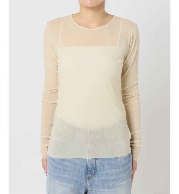 Plage「《追加》Flocky Mesh ロンT」|Tシャツ・カットソー|