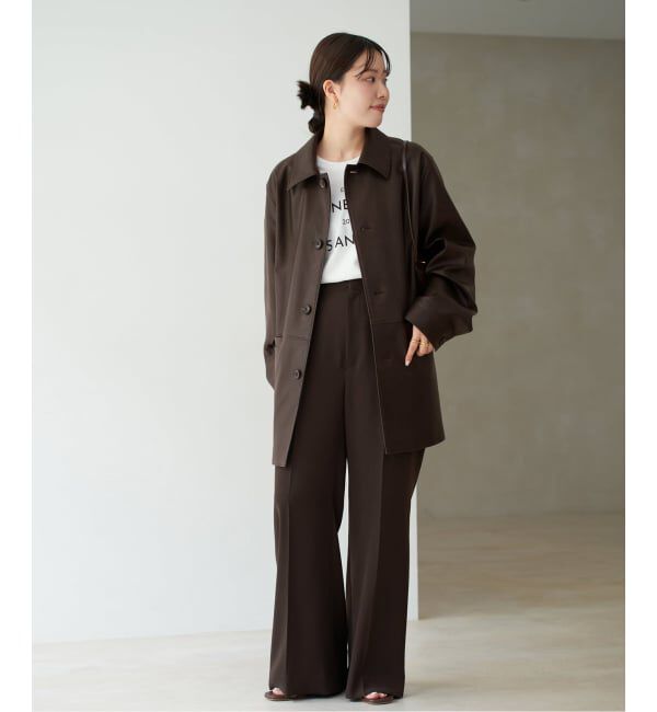 Plage「《追加》washable straight パンツ 4」|スラックス|