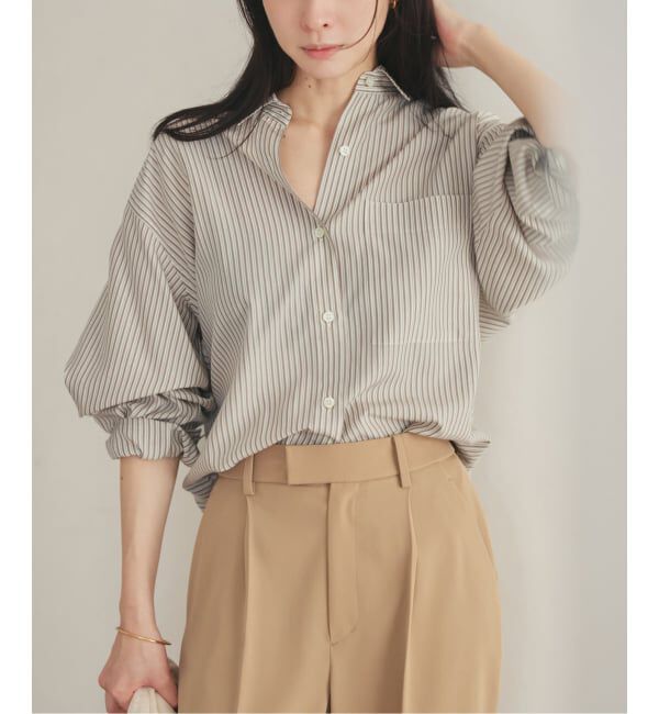 Plage「5stripe adjust シャツ」|シャツ・ブラウス|