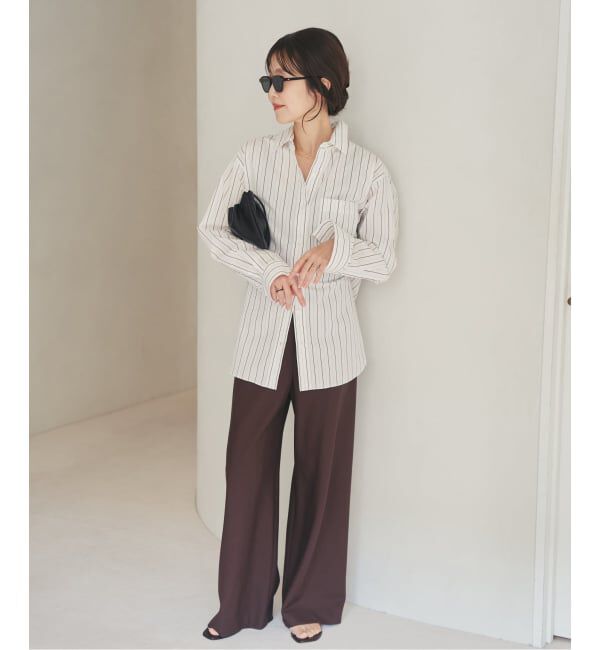 Plage「5stripe adjust シャツ」|シャツ・ブラウス|
