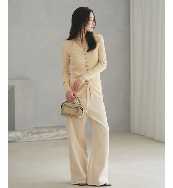 Plage「Ecru cotton パンツ」|デニム|