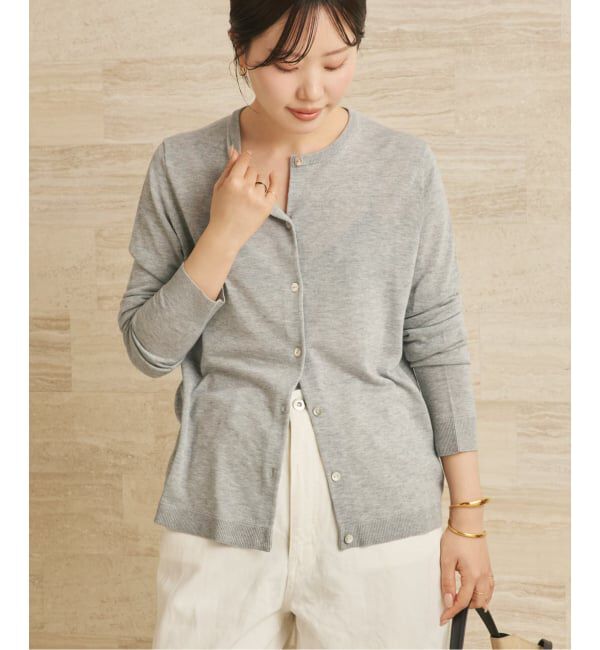 Plage「《追加》vis/silk mix カーディガン」|カーディガン|
