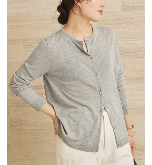 Plage「《追加》vis/silk mix カーディガン」|カーディガン|