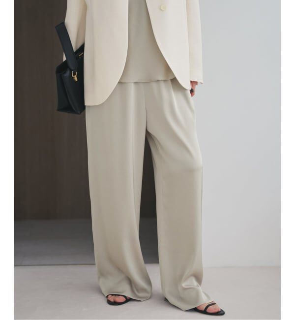 Plage「《追加》dull satin relax パンツ」|その他|