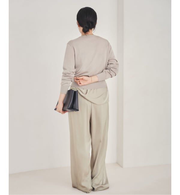 Plage「《追加》dull satin relax パンツ」|その他|