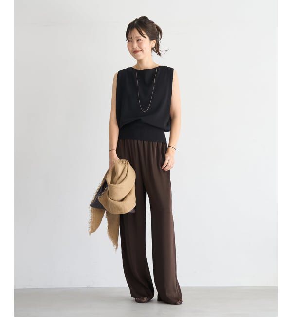 Plage「《追加》dull satin relax パンツ」|その他|