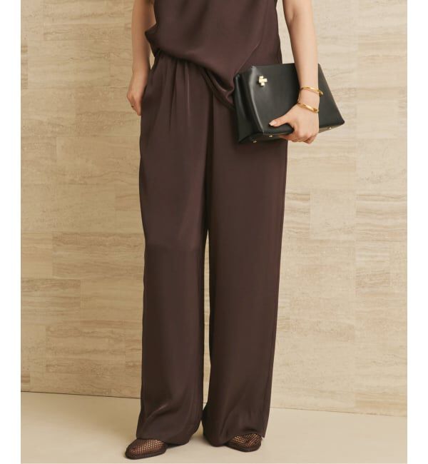 Plage「《追加》dull satin relax パンツ」|その他|