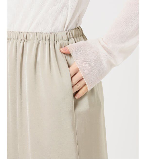 Plage「《追加》dull satin relax パンツ」|その他|