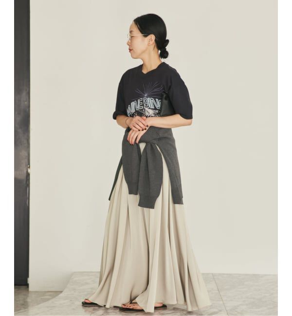 Plage「dull satin gather スカート」|スカート|