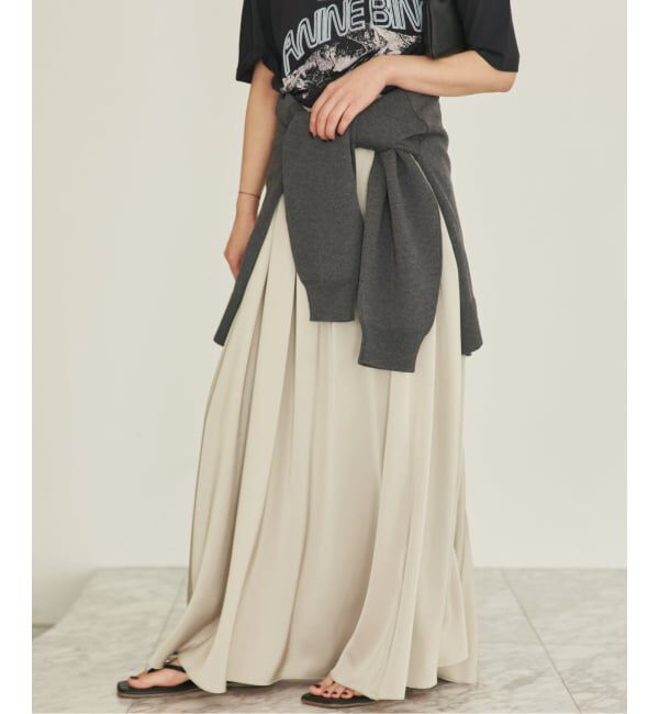 Plage「dull satin gather スカート」|スカート|