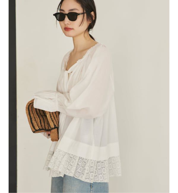 Plage「COTTON KHADI ブラウス」|シャツ・ブラウス|