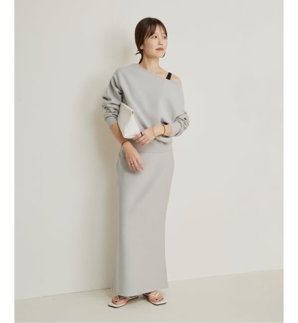 Plage「VIS/PL スムース ボートネックプルオーバー」|ニット・セーター|