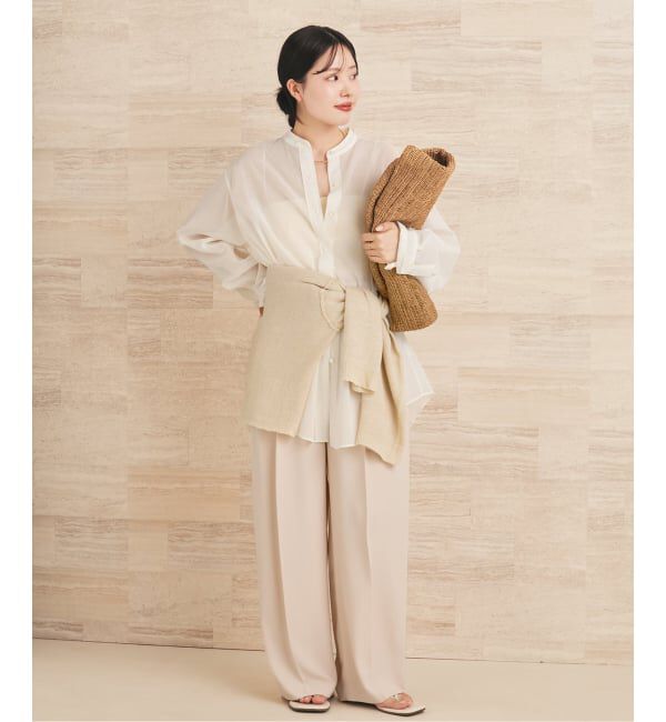Plage「《予約》organdy sheer シャツ」|シャツ・ブラウス|