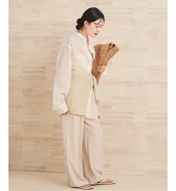 Plage「《予約》organdy sheer シャツ」|シャツ・ブラウス|