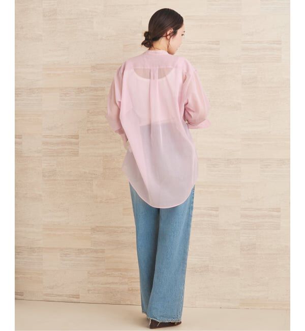 Plage「《予約》organdy sheer シャツ」|シャツ・ブラウス|