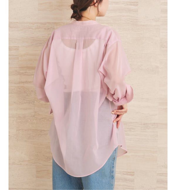 Plage「《予約》organdy sheer シャツ」|シャツ・ブラウス|