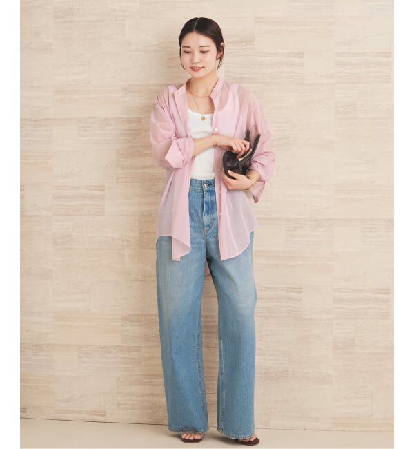 Plage「《予約》organdy sheer シャツ」|シャツ・ブラウス|