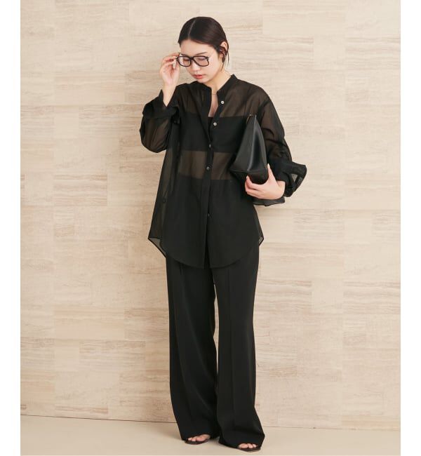 Plage「《予約》organdy sheer シャツ」|シャツ・ブラウス|