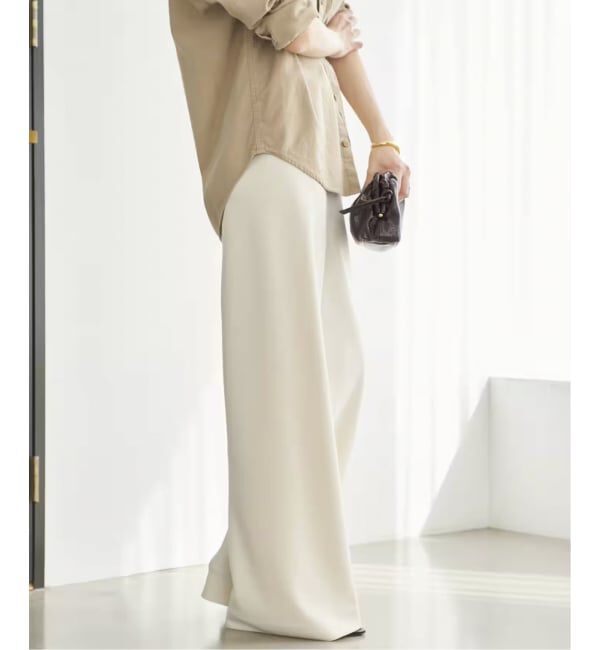 Plage「《一部カラーWEB限定追加予約》Bias Relax パンツ 10」|その他|ナチュラル A