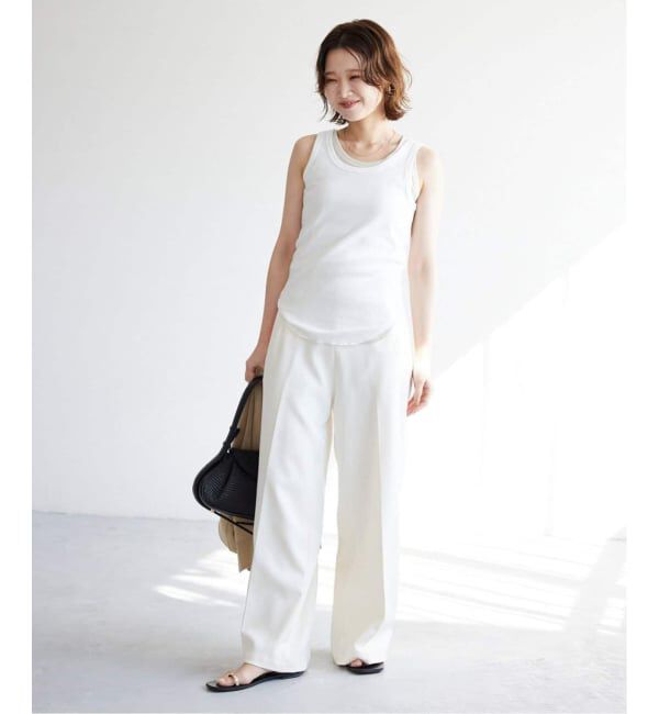 SLOBE IENA「《追加4》basic タンクトップ」|タンクトップ|