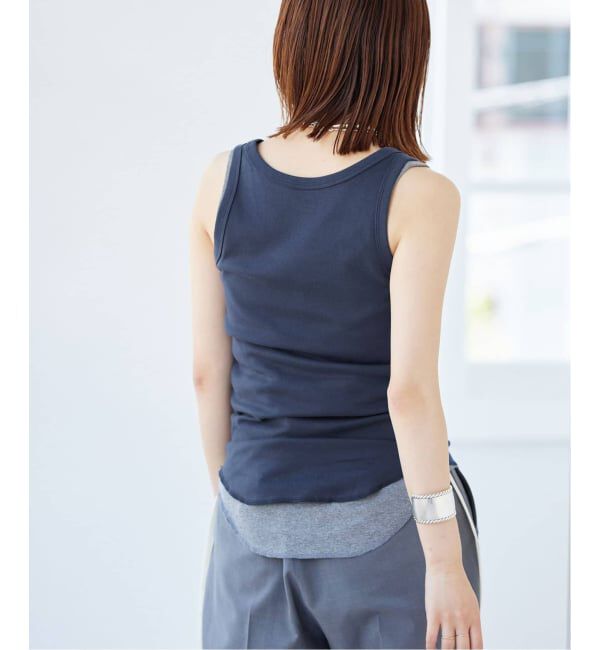 SLOBE IENA「《追加4》basic タンクトップ」|タンクトップ|