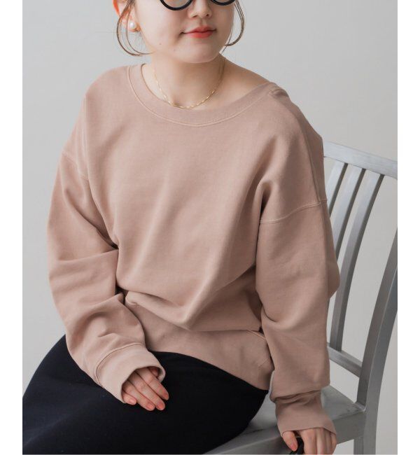 IENA「《追加》ピグメントスウェットプルオーバー」|スウェット・ジャージ|